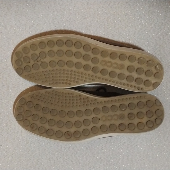 ECCO Brown Leather Sneakers Size 12, EU 46 - Picture 6 of 7